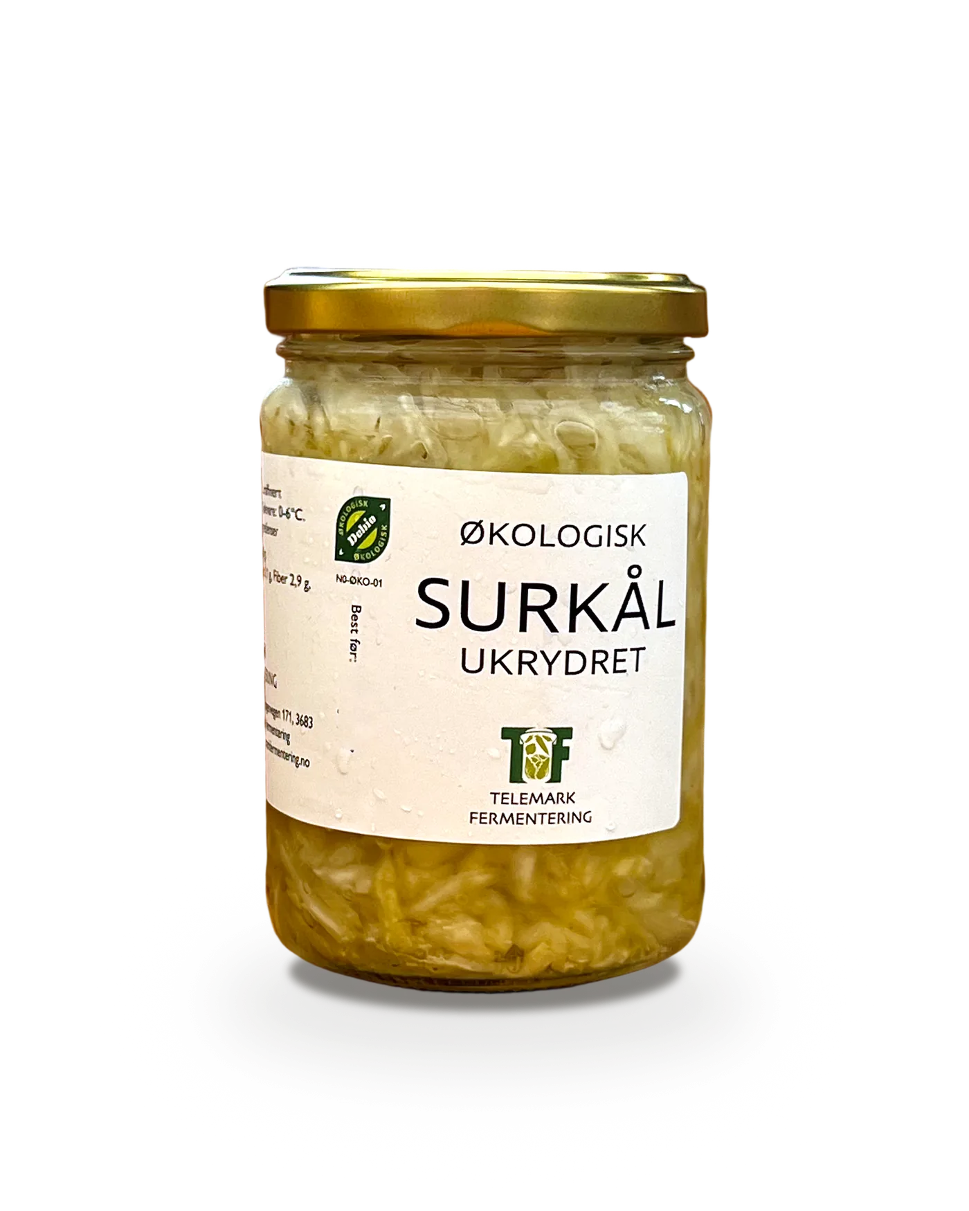 Et glass surkål ukrydret